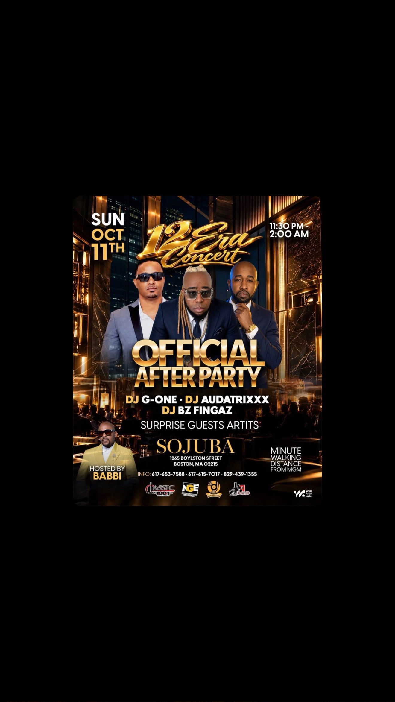 12 Era Concert Official After Party