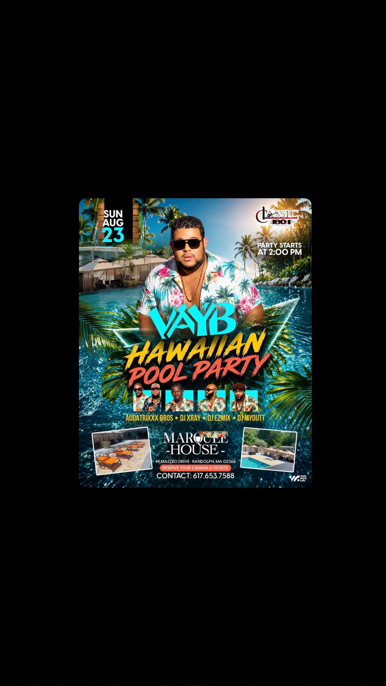 VAYB Hawaiian Pool Party
